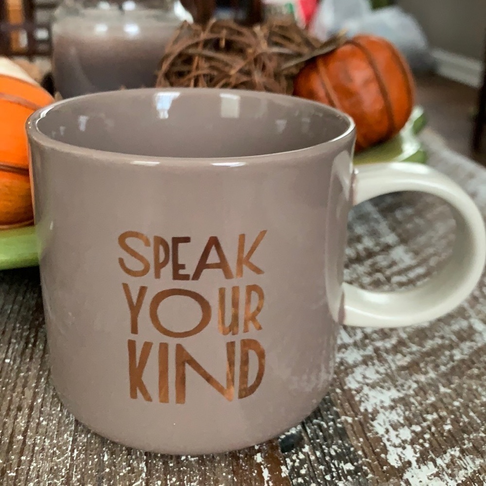 Starbucks Speak Your Kind mug